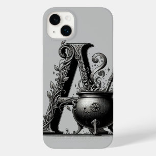 Witch Cauldron Witchy Letter A Custom Initial  Case-Mate iPhone 14 Plus Case