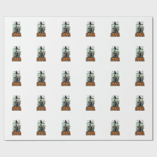 Witch Chocolate Shirt Sweet Halloween Treat Design Wrapping Paper