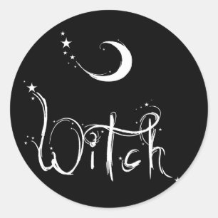 Witch Classic Round Sticker