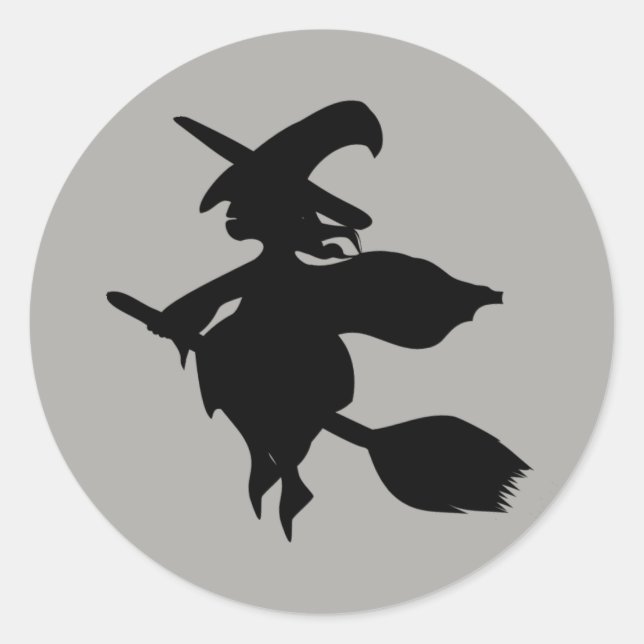 Witch Classic Round Sticker (Front)