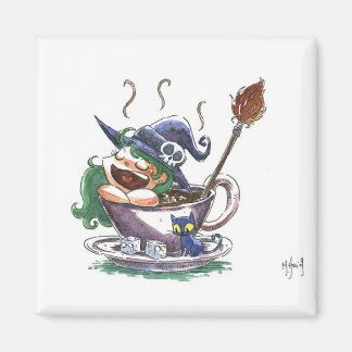 Witch Coffee Break 1 Magnet