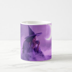 Witch Coffee Mug Moonlight Halloween Cup