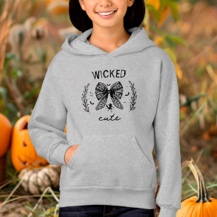Witch Coquette Black Lace Bow Halloween Name Girl