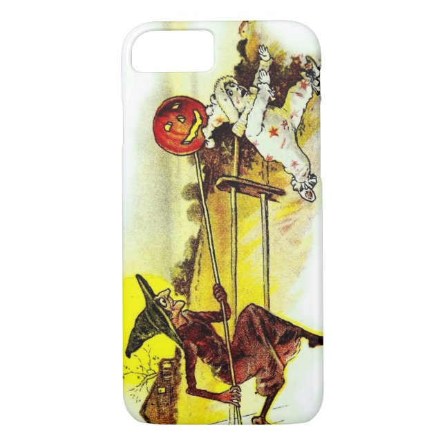 Witch Costume Kid Jack O' Lantern Pumpkin Case-Mate iPhone Case (Back)