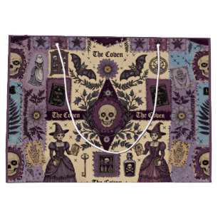 Witch Coven Witchcraft Unique Dark Academia Large Gift Bag