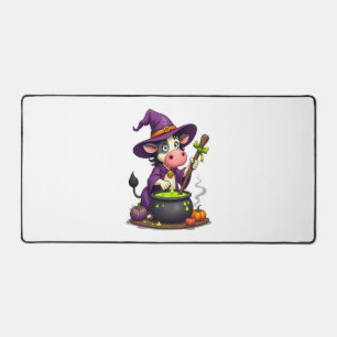 Witch Cow Cauldron Brew Desk Mat