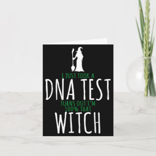 Witch design - 100% that witch - funny halloween card