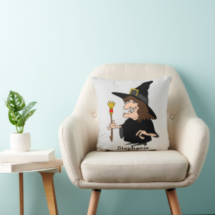Witch Design Personalised Cushion