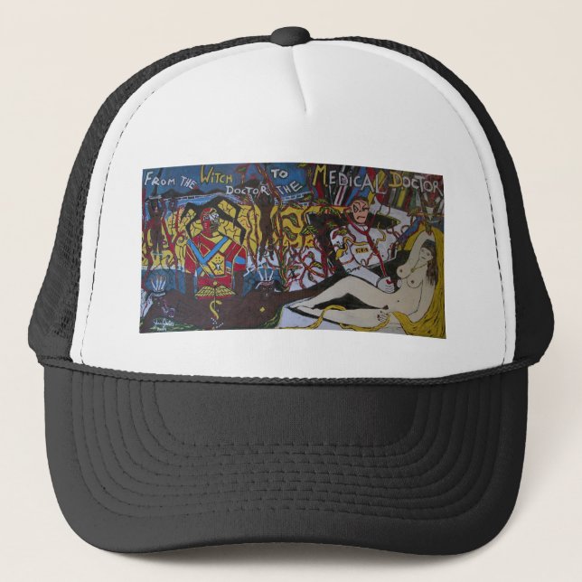 WITCH DOCTOR TRUCKER HAT (Front)