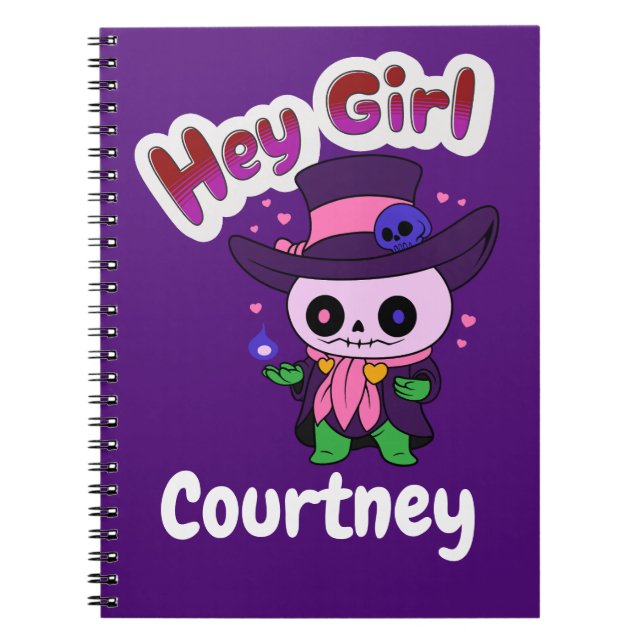 Witch Doctor Voodoo Bob Funny Custom Notebook (Front)