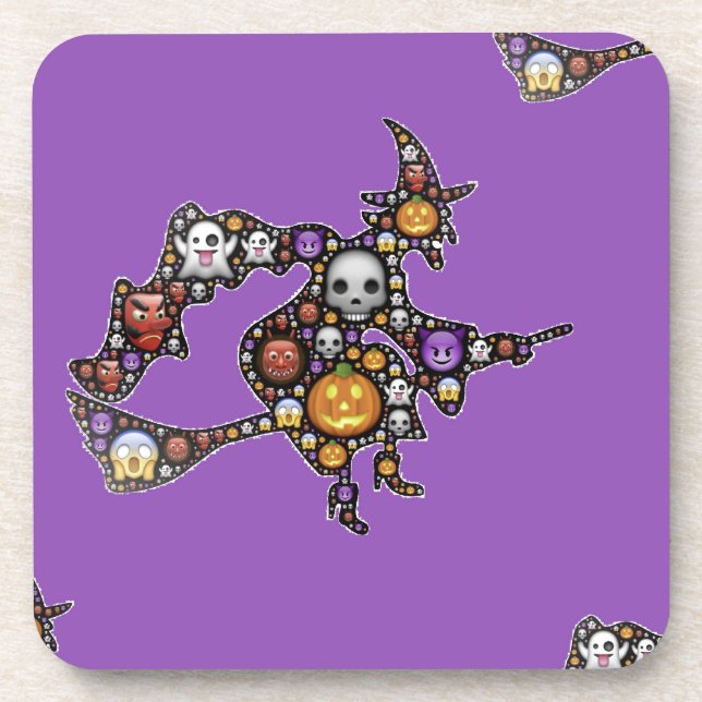 witch emoji coaster (Front)