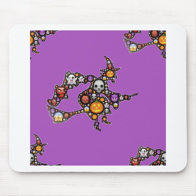witch emoji mouse pad (Front)