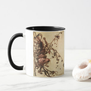 Witch Entangled in Thorns by Arthur Rackham Mug