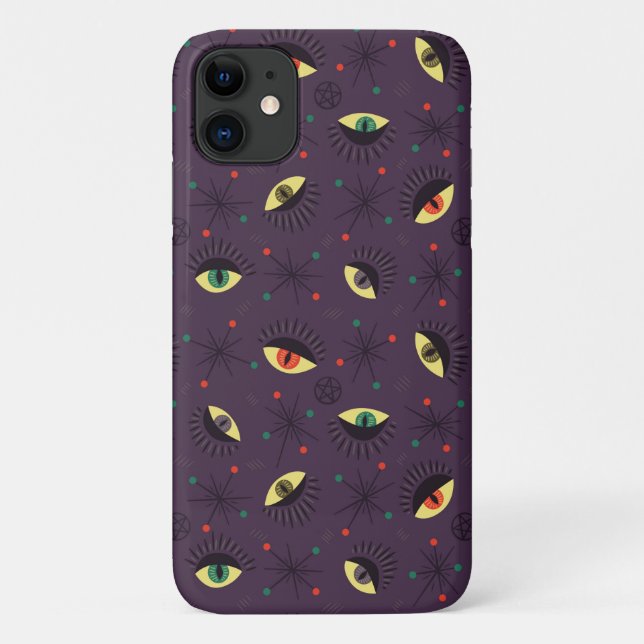 Witch Eyes Dark Gothic Occult Pattern Case-Mate iPhone Case (Back)
