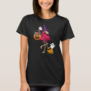 Witch Flamingo Halloween Trick Or Treat U2013 Scar T-Shirt