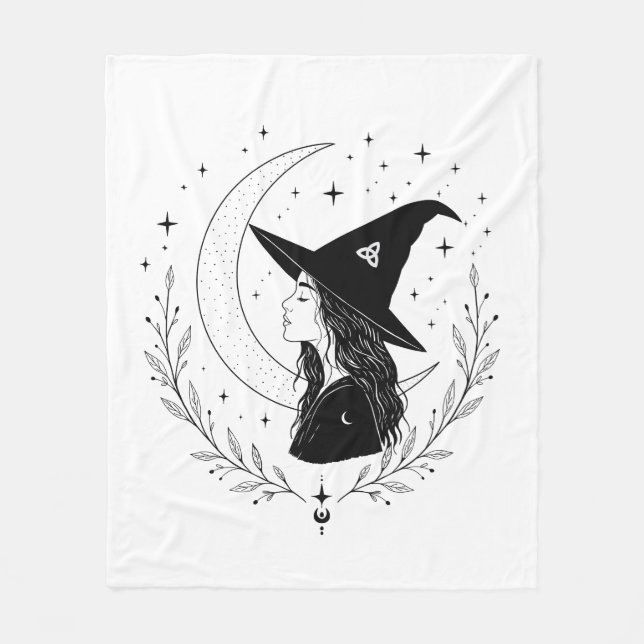 Witch Fleece Blanket (Front)
