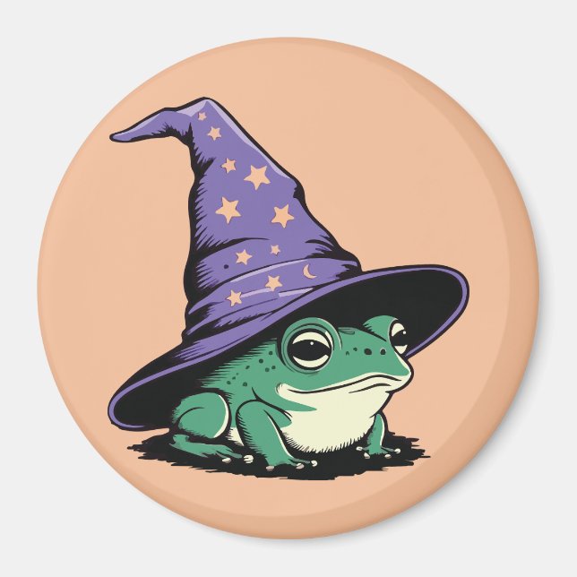 Witch frog magnet (Front)