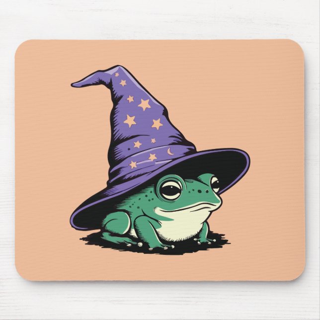 Witch frog mouse pad (Front)