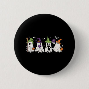 Witch Ghosts Spooky Halloween Witchy Women Girl  6 Cm Round Badge