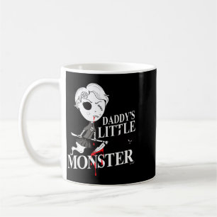 Witch Girl Black Angry Cat Daddys Monster Coffee Mug