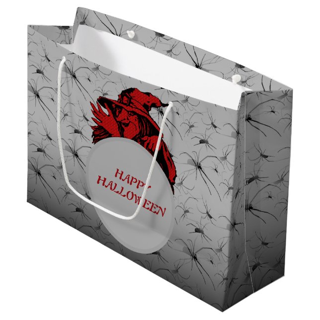 Witch Halloween Gift Bag (Front Angled)