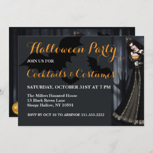 Witch Halloween Invitation