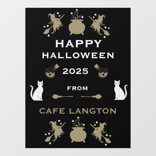 Witch Halloween Party Wall (Sheet)