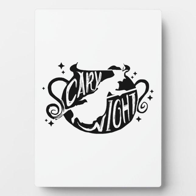 Witch Halloween     Plaque (Front)