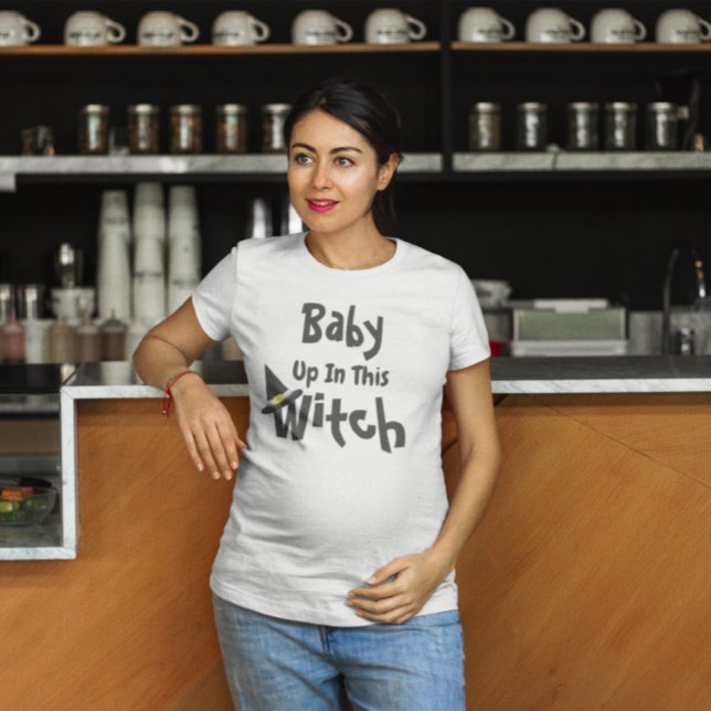Witch Halloween Pregnancy T-Shirt (Creator Uploaded)