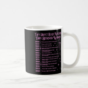 Witch Halloween They Didn't Burn Witches They Burn Coffee Mug