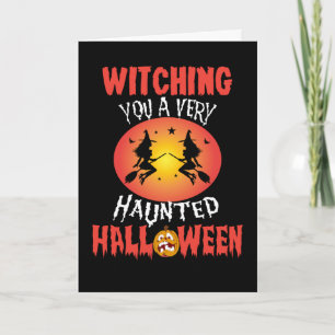Witch Happy Halloween Card