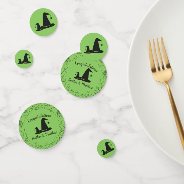 Witch Hat Baby Shower Halloween Confetti (Group)