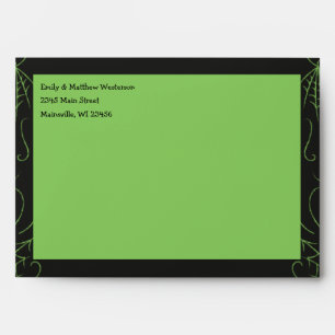 Witch Hat Baby Shower Halloween Envelope