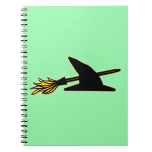 Witch Hat & Broom Notebook