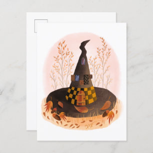 Witch Hat Cottage Postcard