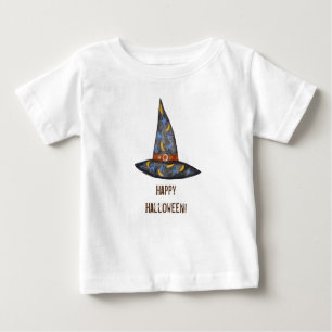 Witch Hat, Custom Halloween Baby Jersey T-Shirt
