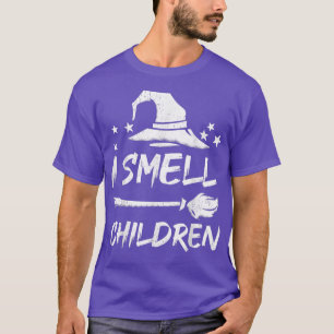 Witch Hat I Smell Children Witches Halloween  T-Shirt