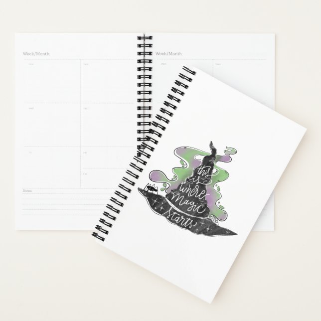 Witch Hat Magic Spooky Halloween Planner (Display)