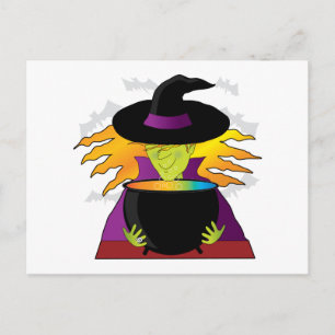Witch Hat Pod Postcard