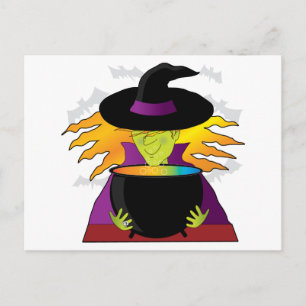 Witch Hat Postcard