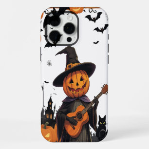 Witch Hat Pumpkin Halloween Vibes iPhone 16 Pro Max Case