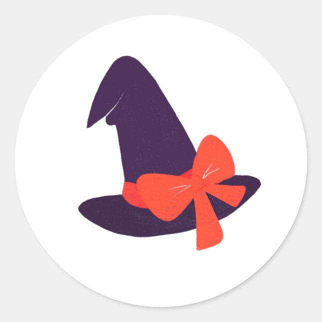 Witch hat sticker (Front)