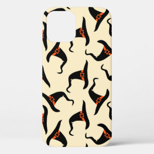 Witch hats, Halloween seamless pattern. iPhone 12 Case