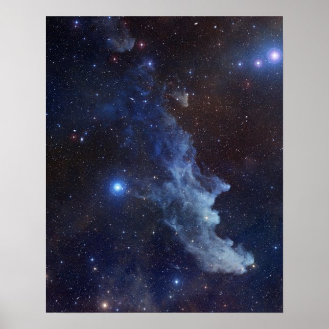 Witch Head nebula space NASA astronomy Poster (Front)