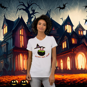Witch Hot Soup Funny Halloween  T-Shirt