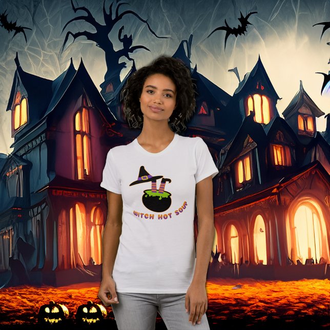 Witch Hot Soup Funny Halloween  T-Shirt (Creator Uploaded)