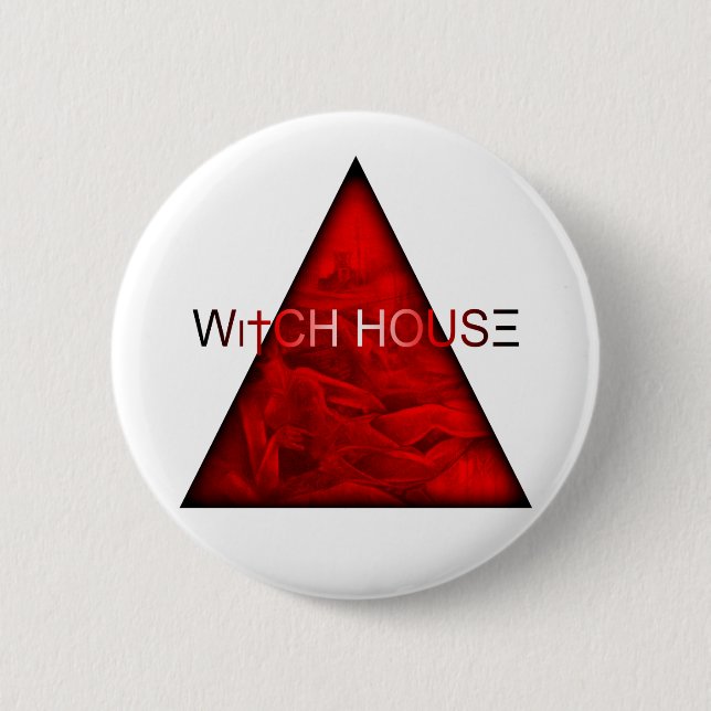 Witch House 6 Cm Round Badge (Front)