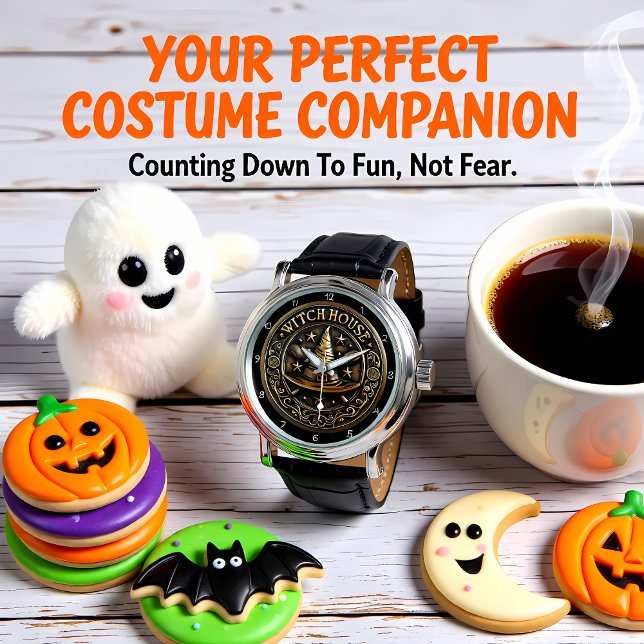 Witch House Pentagram Broom Watch (Creator Uploaded)