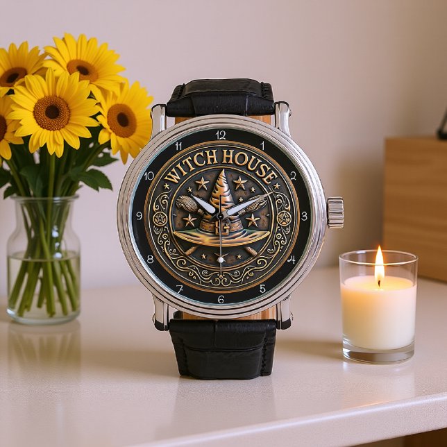 Witch House Pentagram Broom Watch (Creator Uploaded)