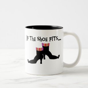 Witch If the Shoe Fits Two-Tone Coffee Mug